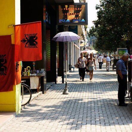 Rua de Tirana - Albânia